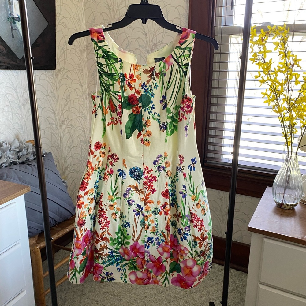 Floral petite summer dress